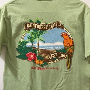 Rainforest Cafe light green t-short - small